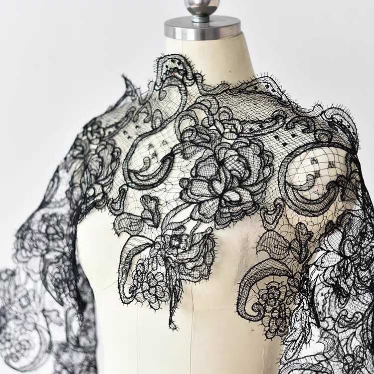 

1 Yard Embroidery Lace Trim Wedding Dress DIY Accessories Dance Clothes Children's Clothing Accessories