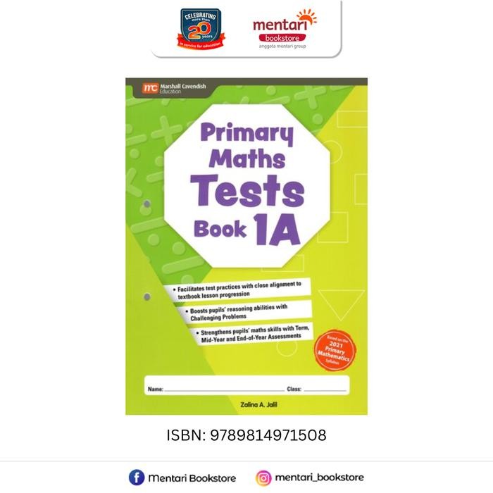 

Marshall Cavendish Primary Maths Tests Book | Buku SD
