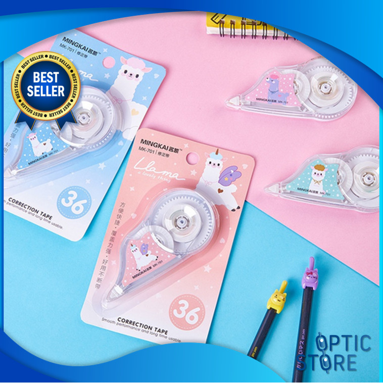 

OPTIC S5742 TipEx Roll Correction Penghapus TipEx Correction Tape Tipe X Roll Murah Tipex Kertas Roll