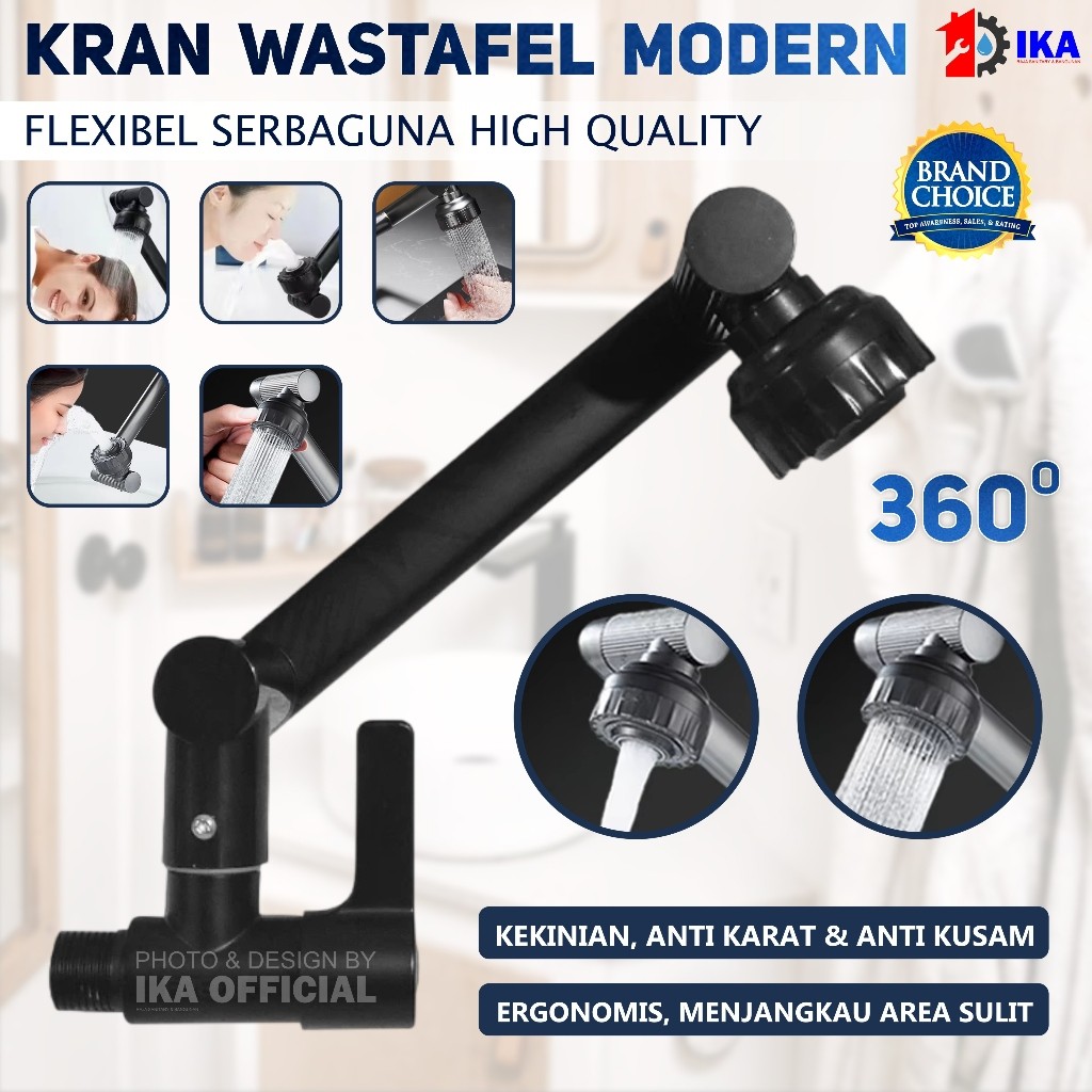 Keran Angsa HITAM Kran Angsa Fleksibel Keran Angsa TEMBOK Hitam HIGH QUALITY / Kran Angsa Putar Hita