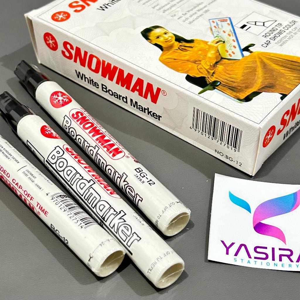 

Spidol Boardmarker Snowman Papan Tulis Putih