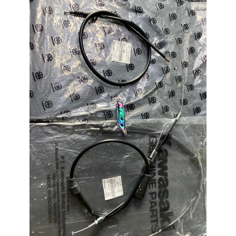 KABEL GAS KABEL KOPLING PANJANG FULSET NINJA SS UNTUK UPGRED NINJA R NINJA M NINJA L NINJA J ORIGINA