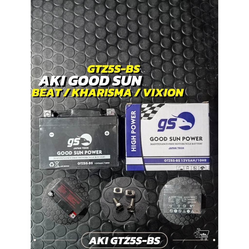 AKI KERING GTZ5S-BS 12V 5AH/10 HR GS GOOD SUN POWER