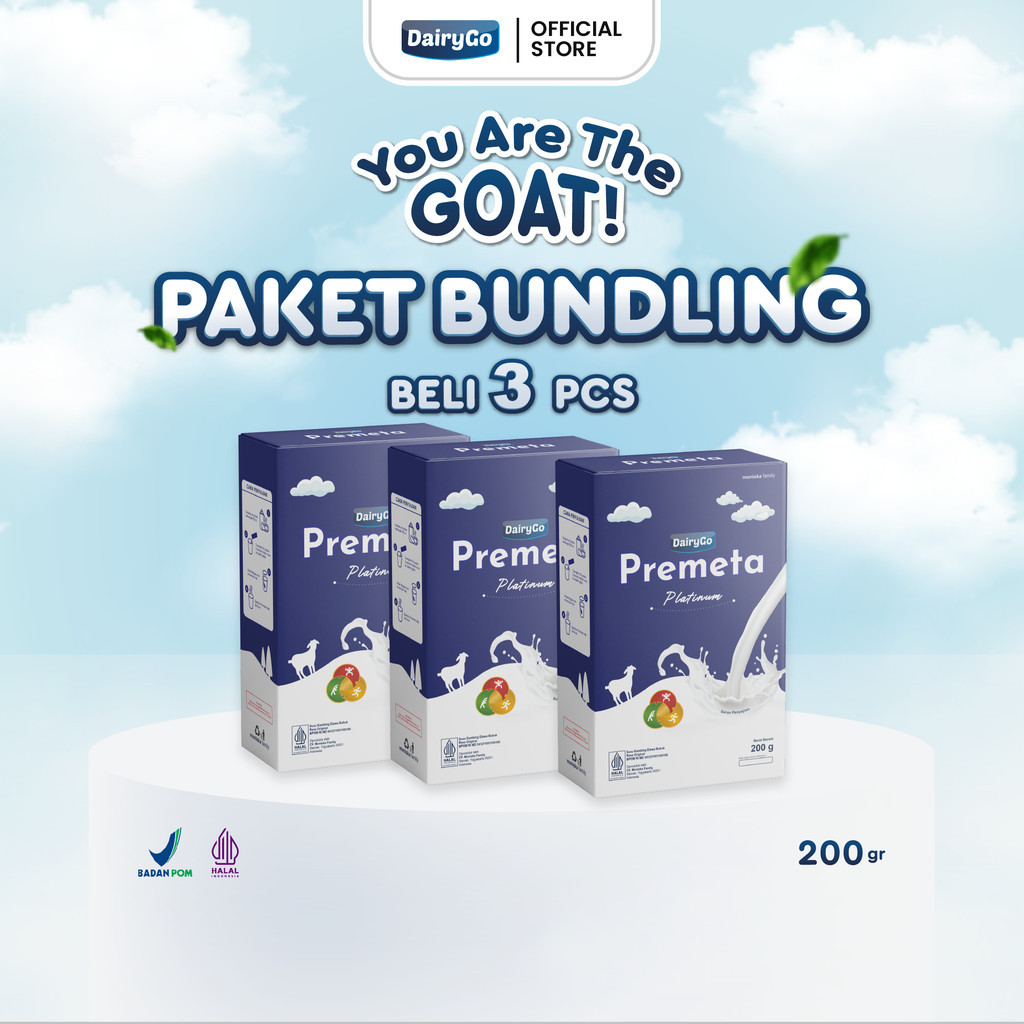 

Susu Kambing Etawa Bubuk 200g Paket Bundling 3pcs Varian Platinum