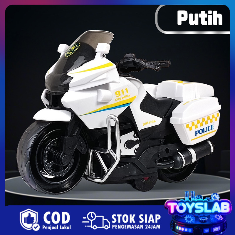 Motor Mainan Anak Realistis – Tahan Banting, Jok Bisa Dibuka, 4 Warna Ceria, Hadiah Diecast Motogp