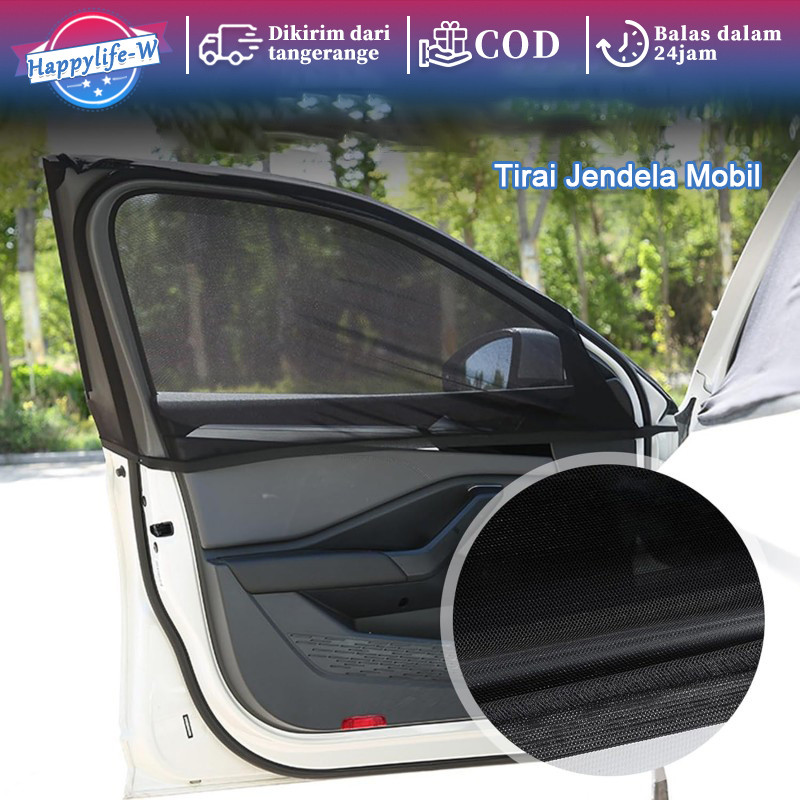 Tirai Mobil Anti Uv Penutup Jendela Mobil Tirai Mobil Anti Nyamuk Tirai Mobil Universal Untuk Jendel