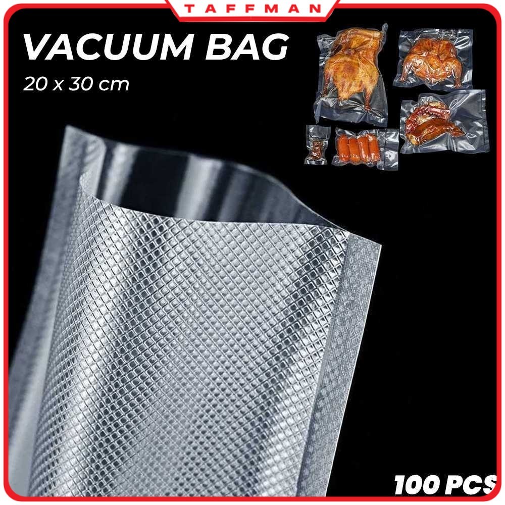 TM - TAFFPACK Kantong Plastik Vacuum Sealer Storage Bag 100 PCS - HK-08