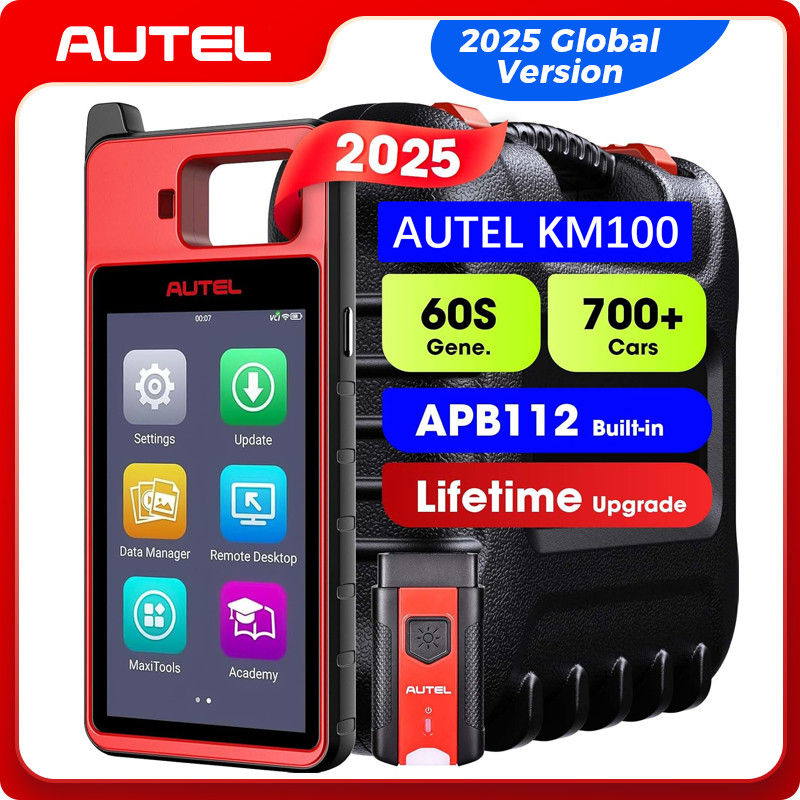 Autel MaxiIM KM100 Key Fob Programming Immobilizer Tool 2PCS Autel IKEY for 60s Key Generation OBD I