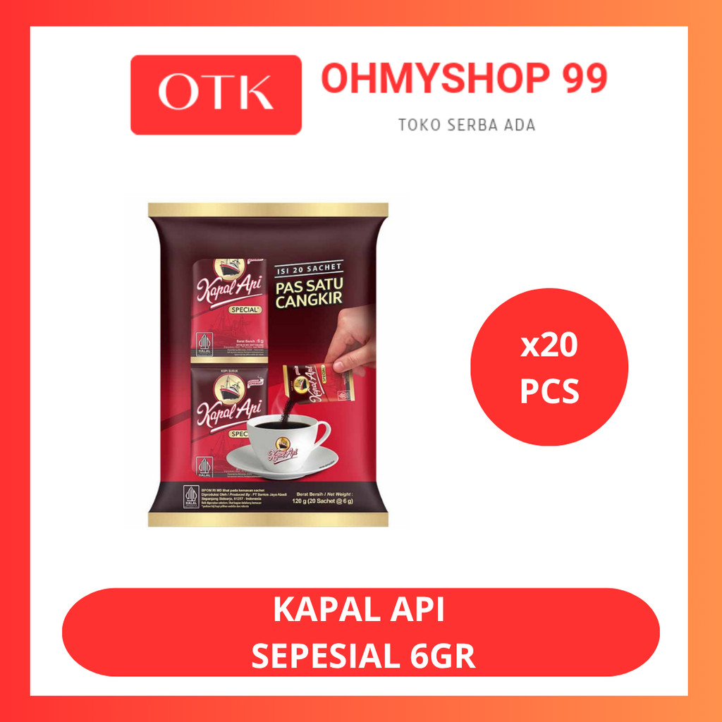 

Kopi Kapal Api Spesial 6gr - 20pcs