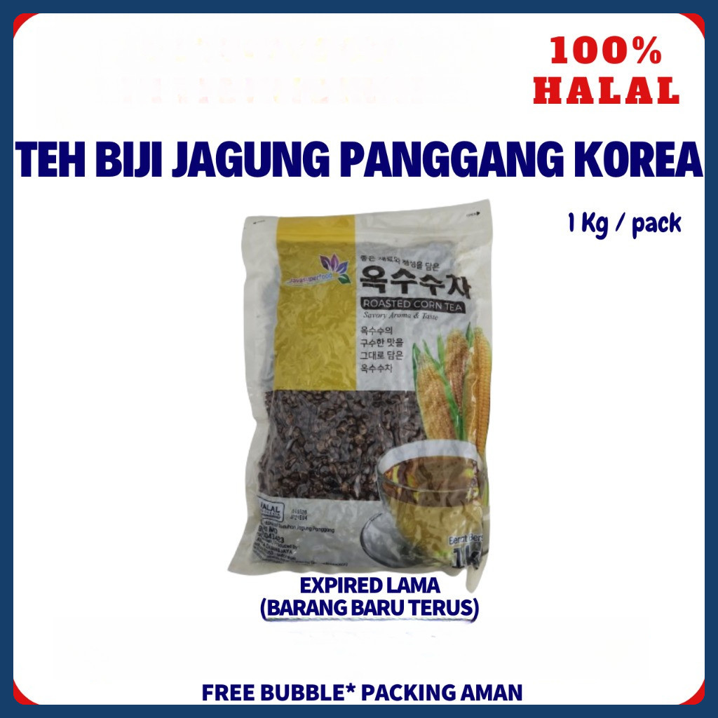 

Teh Biji Jagung Panggang Utuh 1kg Lokal / Roasted Corn Seeds 1Kg