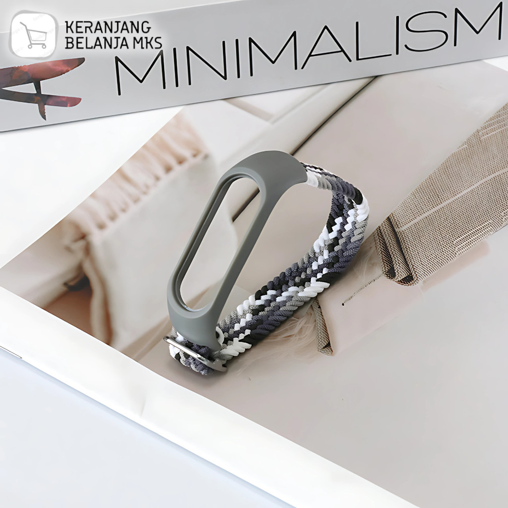 Watch Band Strap Nylon Loop for Xiaomi Mi Band 5/6/7