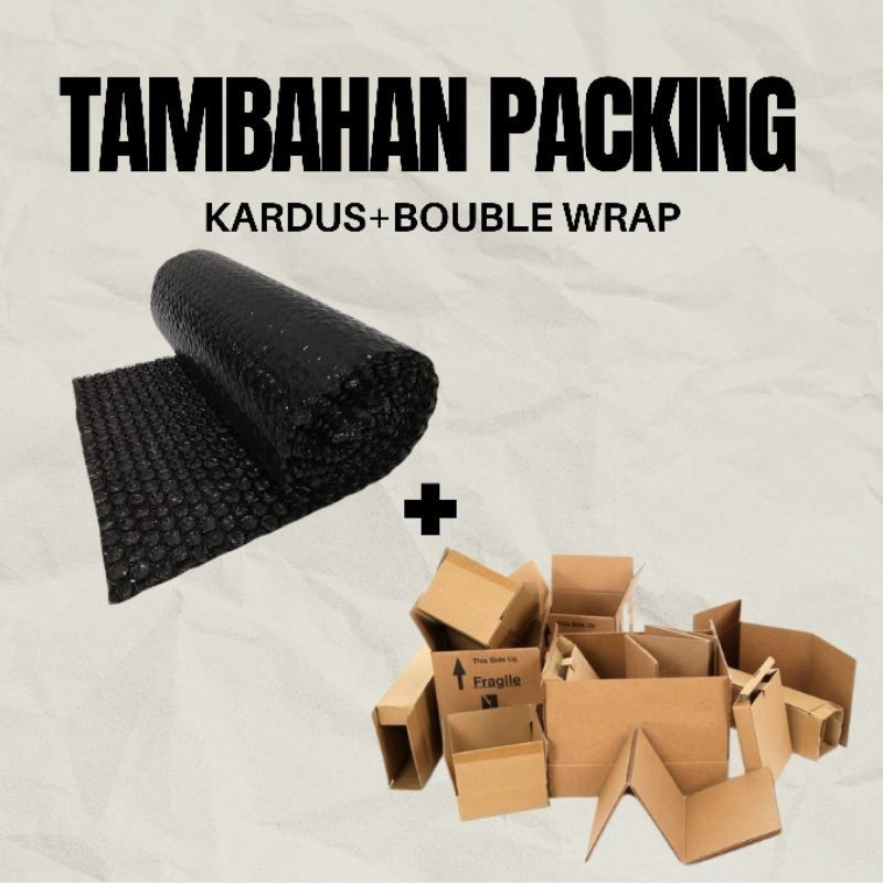 

TAMBAHAN PACKING UNTUK KEMAMANAN KARDUS + BOUBLE WRAP - SOLUSIPART