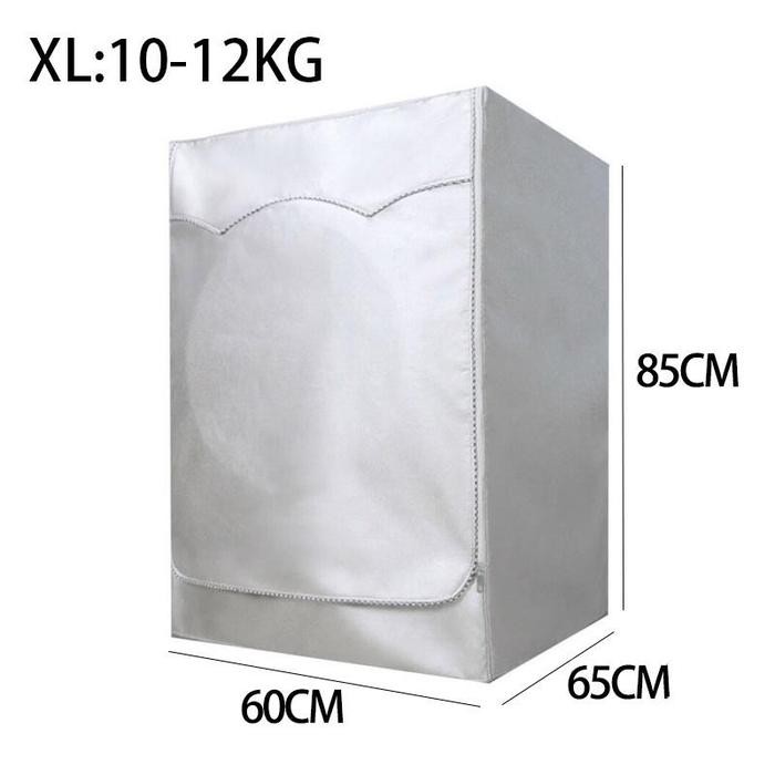 Penutup Mesin Cuci Front Loading Bukaan Depan Drum Otomatis - Serat Poliester Berkualitas Tinggi - P