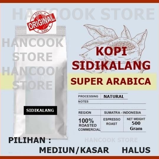 

Kopi Sidikalang Sumut 500 gram - HALUS