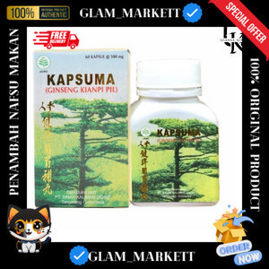 

PROMO GUNCANG 7.7 SALEEE !!! Ready Stok Siap Kirim kapsuma usaha kita - Kapsuma ginseng kianpi - ISI 60 KAPSUL - BISA COD original produkkianpi Original Produk ~Glammarkettt