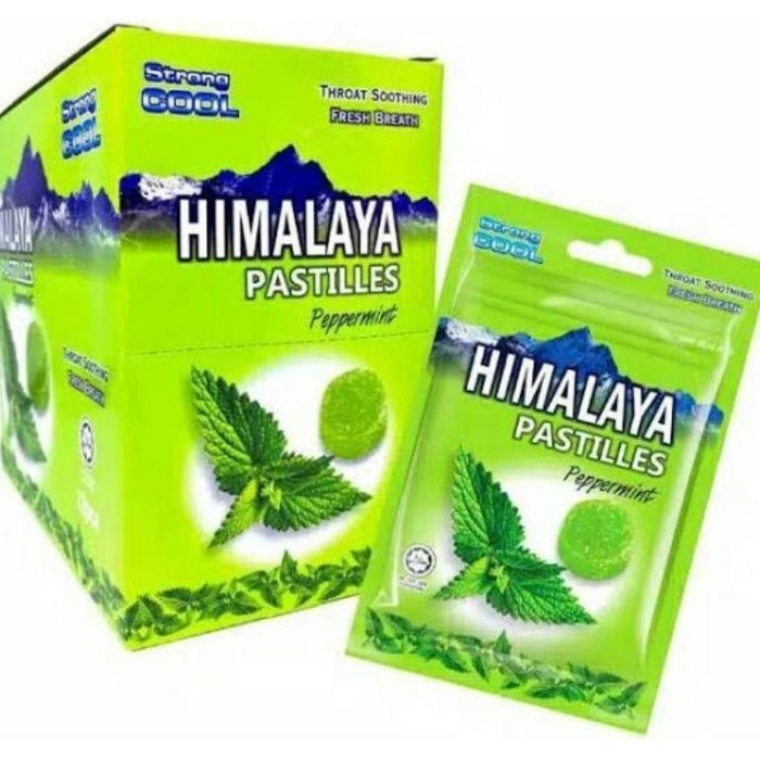 

TERLARIS Permen Himalaya Pastilles Peppermint Bigfoot 1 Box Isi 12Pcs
