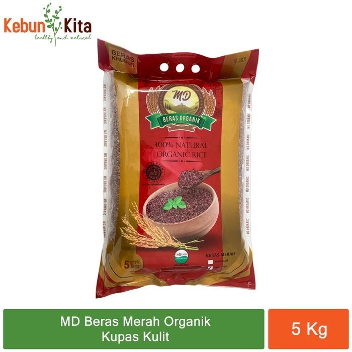 

MD Organic Red Rice - Beras Merah Organik 5 Kg - Pecah Kulit