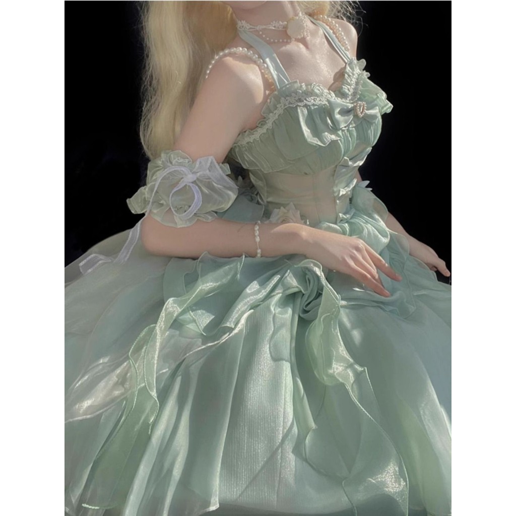 Green JSK Lolita Super Atmosphere Dress Dresses