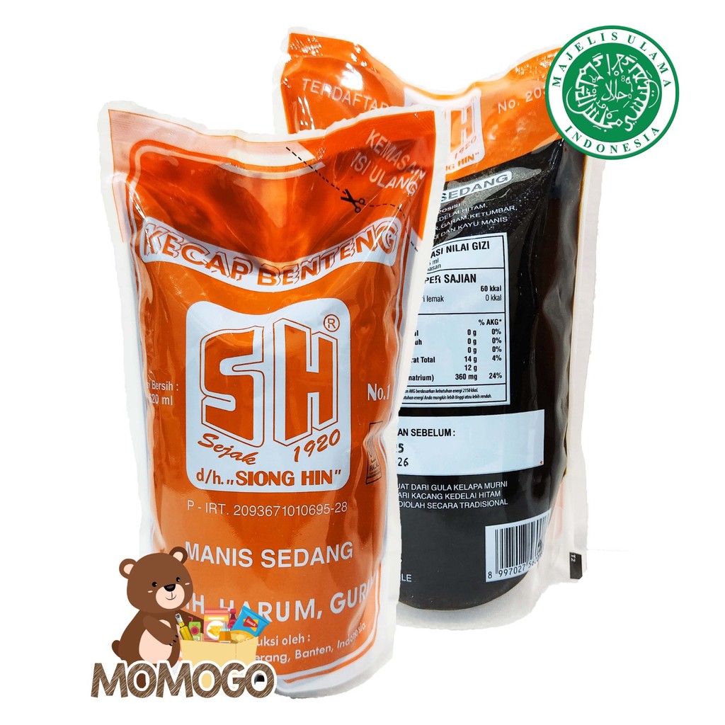 

KECAP BENTENG SH MANIS SEDANG REFILL 620ML