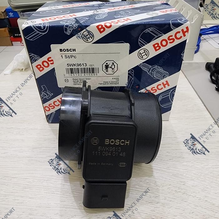 Sensor MAF Air Mass Mercedes M111 W203 C180 C200 C230 5WK9613 Bosch Original Part