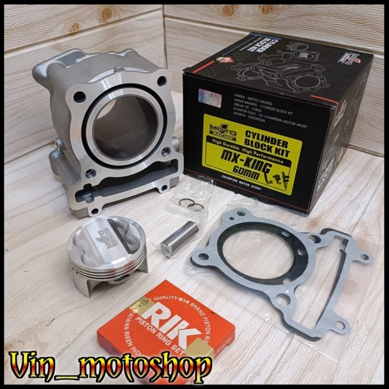 KSR_ BLOK SEHER CYLINDER BORE UP MOTO 1 RACING MX KING / VIXION / R15 / MX 135 / XABRE / MX 150