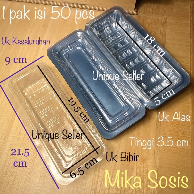 [isi50] Mika Sosis Besar H24 / Mika Sosis Besar H24 / Mika Sosis H 24 / Tray Sosis Besar H-24 / Mika