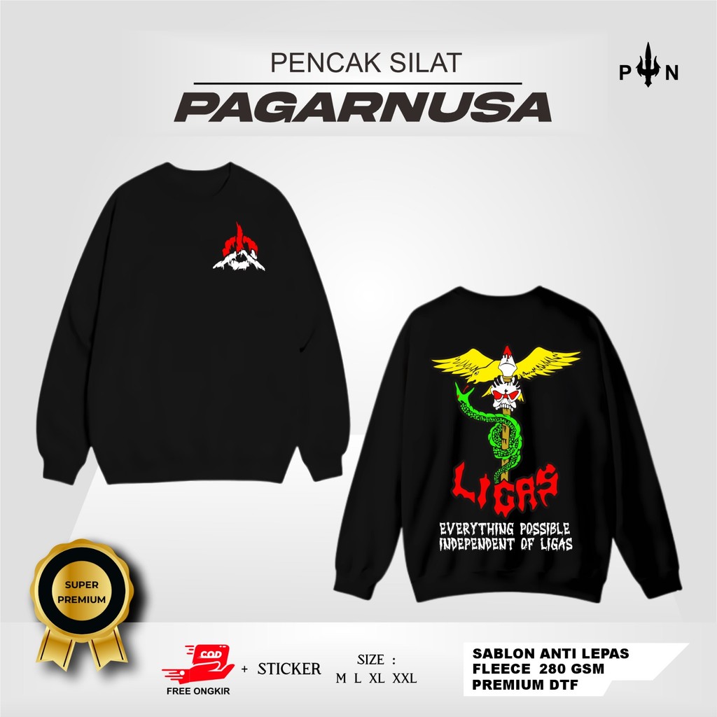 Sweater Desain Simpel Terbaru Ligas Bahan Premium Sablon Dtf Tidak Gampang Luntur GE4