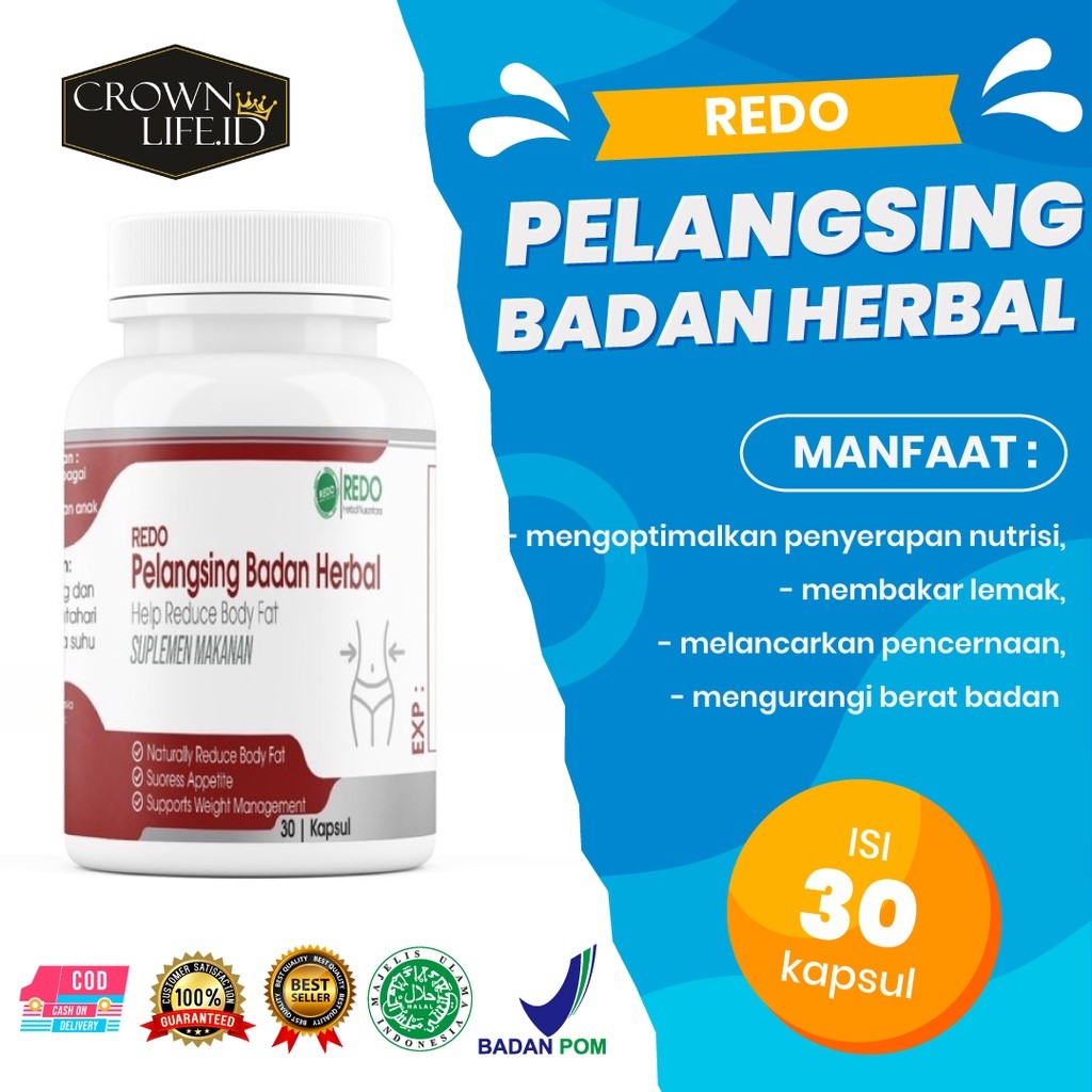 REDO PELANGSING - OBAT HERBAL PELANGSING BADAN ASLI / PELANGSING BADAN AMPUH / OBAT PENURUN BERAT BA