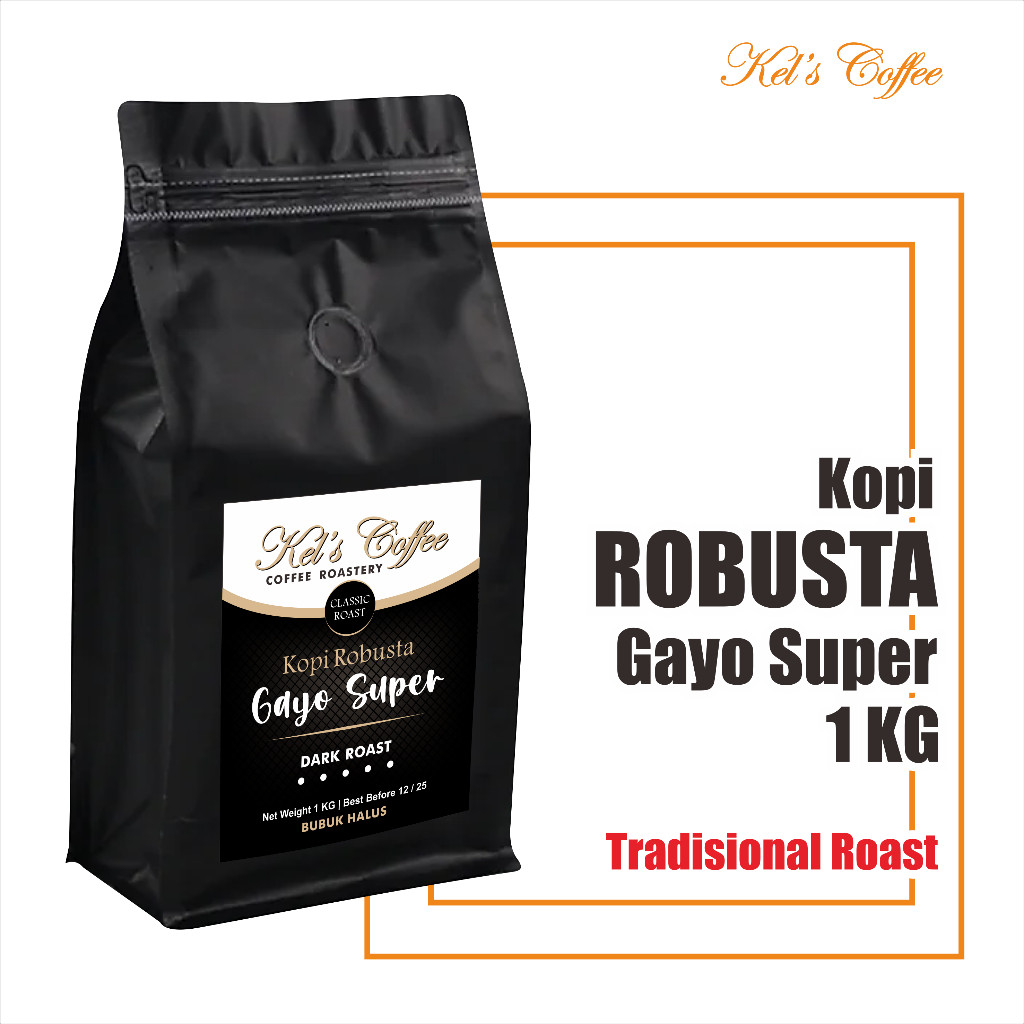 

Kopi Robusta Gayo 1 KG Super Quality | Kopi Bubuk | Kopi Hitam | Fresh Roasted