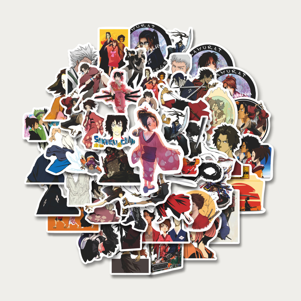 

Sticker Pack Sticker Anime Samurai Champloo | Sticker TUMBLR | Stiker LAPTOP KOPER HELM