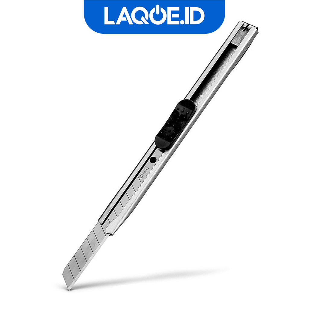 

Pisau Cutter Mini Stainlees Steel 12.5cm Cutter Besi Kecil Pemotong Serbaguna Ringan Efektif ATK3011