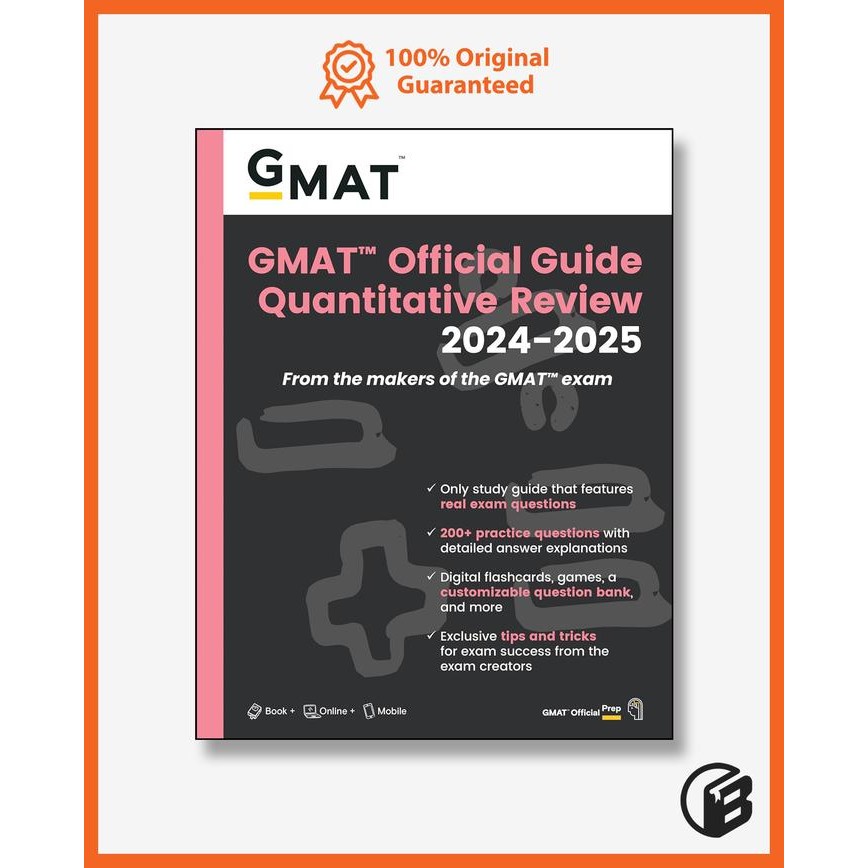 SALE Buku Import GMAT Official Guide Quantitative Review 2024-2025 (Original Paperback)