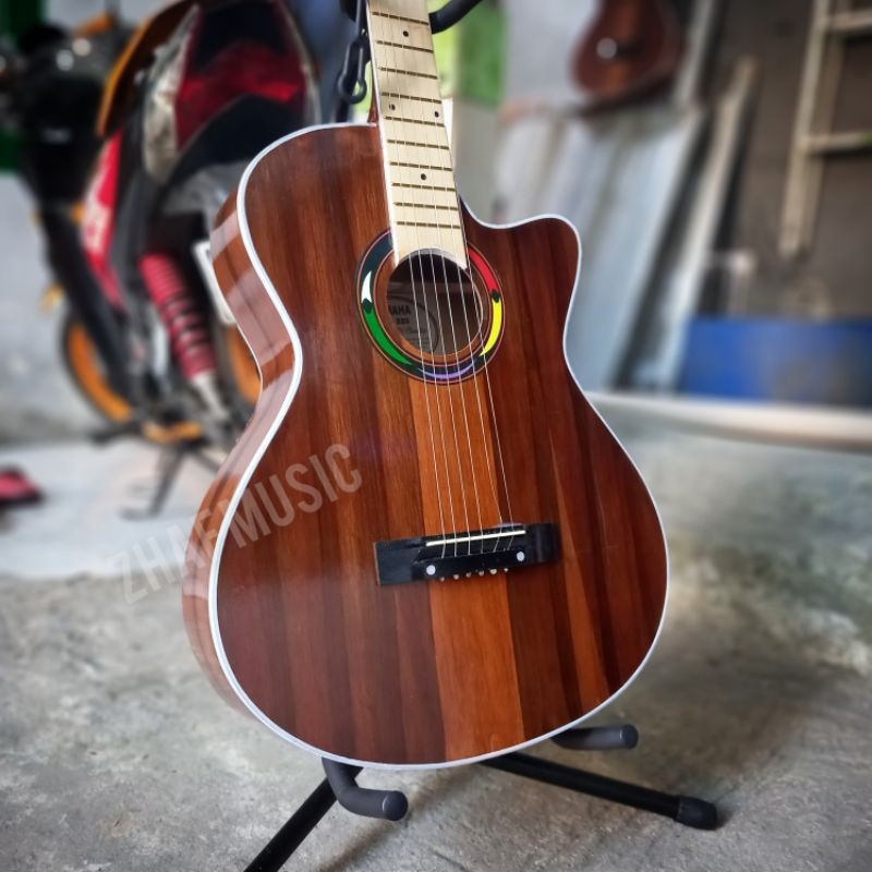 Gitar Akustik Yamaha Fg225 Pemula (Gratis Pik Gitar) CO