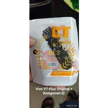 Fleksibel Konektor charger VIVO V7 PLUS + IC /Full IC FLEXIBEL Papan Konektor charger vivo v7 plus