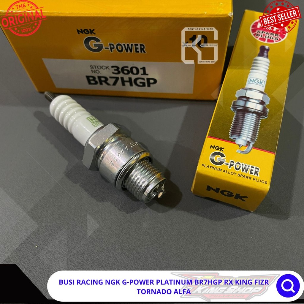 Busi Racing NGK G-Power Platinum BR7HGP RX KING FIZR TORNADO ALFA