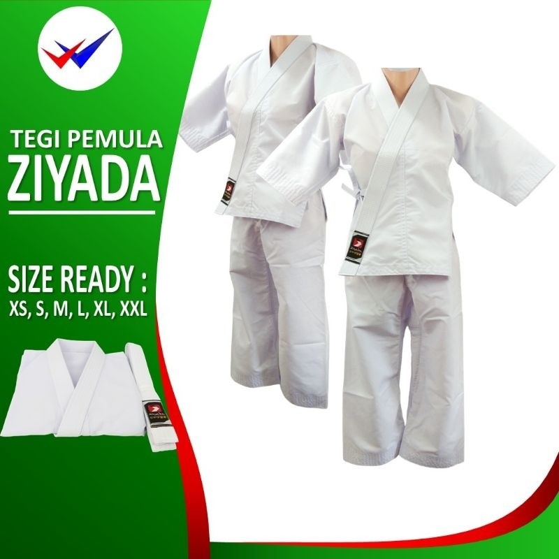 seragam baju karate pemula Ziyada tegi uniform judo aikido