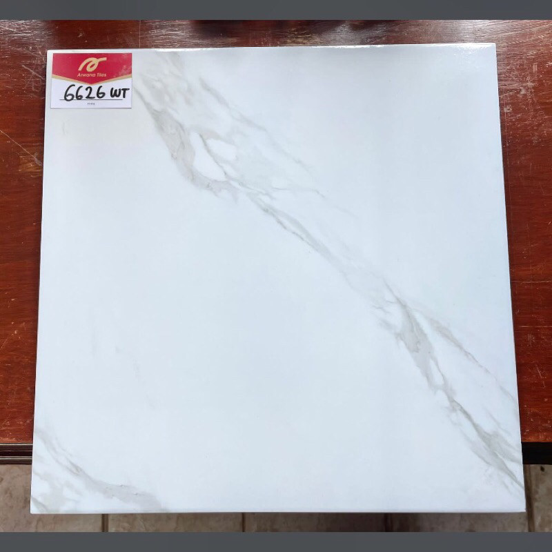 Keramik Lantai 40x40 Motif AR 6626 6616 Marmer Ruangan Kamar Kilap Garis Marmer Abu Cream Grey  Beku