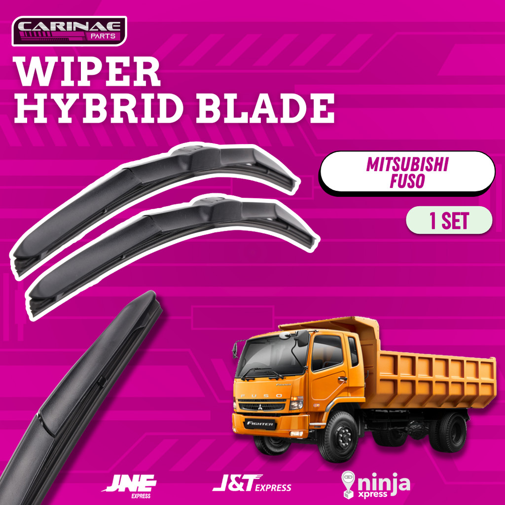 Wiper Mobil Hybrid Blade Mitsubishi Truk Fuso Premium Sepasang Kiri Kanan
