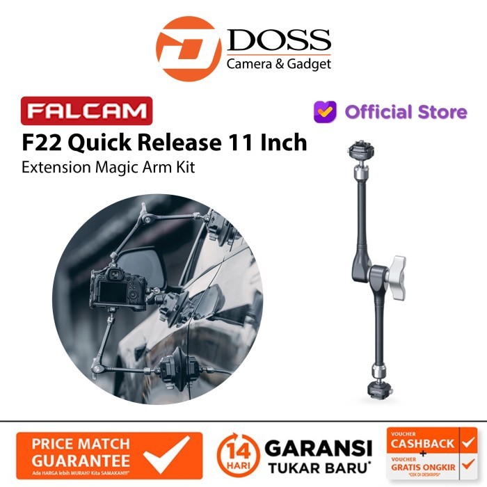 Falcam F22 Quick Release 11 Inch Extension Magic Arm Kit 2975