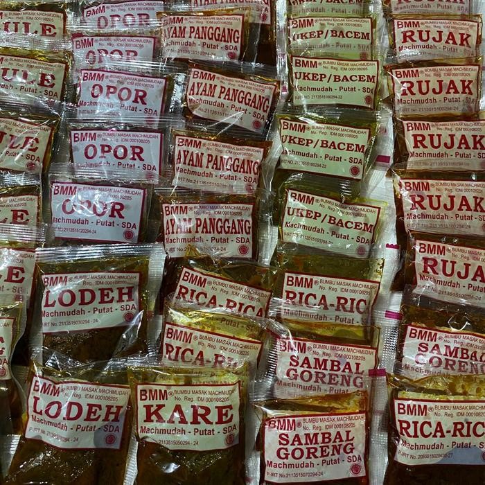 

PAKET ISI 20 BUNGKUS BUMBU MASAK MACHMUDAH
