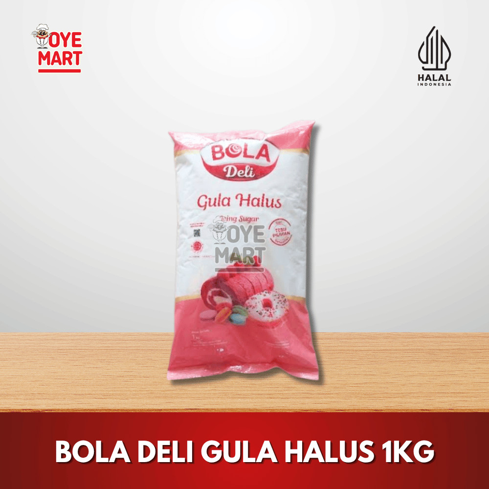 

BOLA DELI GULA HALUS 1KG/TEPUNG GULA