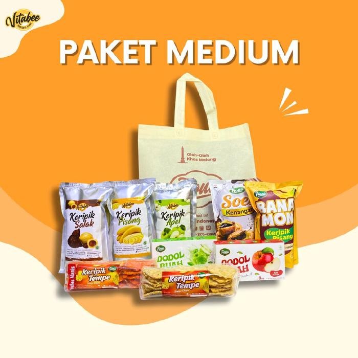 

FIONA Paket Oleh Oleh Keripik Buah Medium - Hemat Khas Kota Malang Apel Nangka Pisang Nanas Mangga Rambutan - Packing Biasa