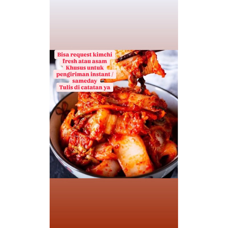 

Kimchi Sawi slice 500gram & 1kg / Kimchi Basita Bali
