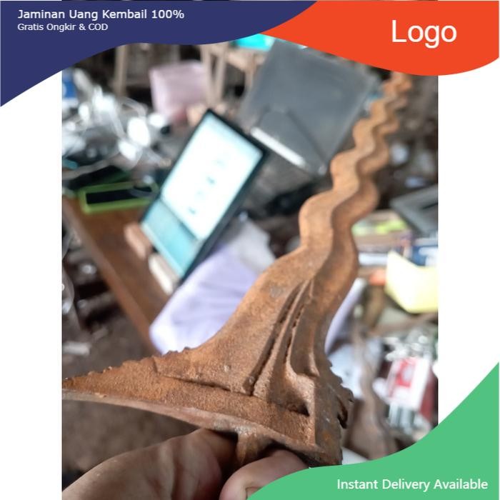 keris sengkelat nggligir termurah sepuh majapahit temuan di sungai dan langsung direstorasi bk Keris