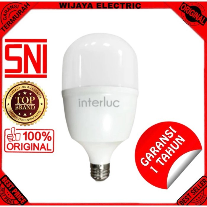 Interluc lampu led bulb capsule bohlam lampu led kapsul 40 watt
