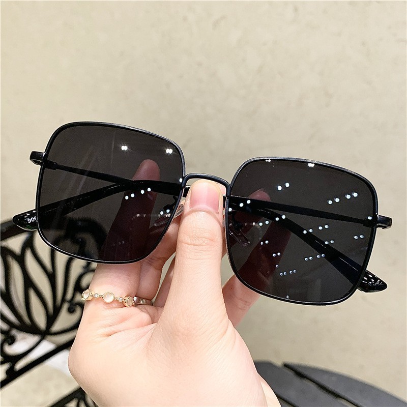 Murah gaya Kacamata Hitam Kacamata Kotak Fashion Korea untuk Pria dan Wanita/Korean - Tajima Store