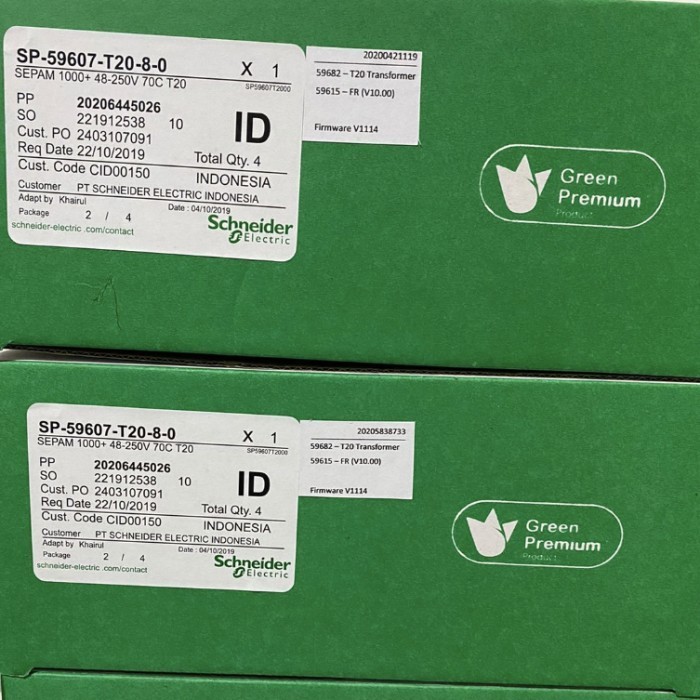 Sepam 1000+ T20 Schneider Original T20 new