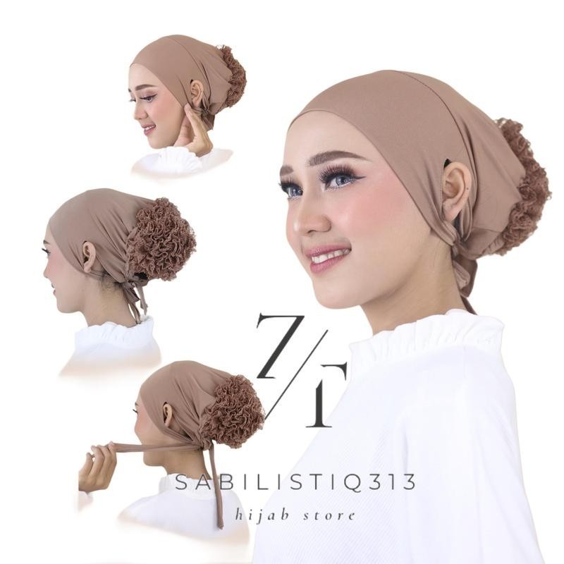 DALEMAN TURKI anti slip - CIPUT turki AGK -Daleman Turki Jilbab Kerudung  ciput sanggup Ciput Cepol