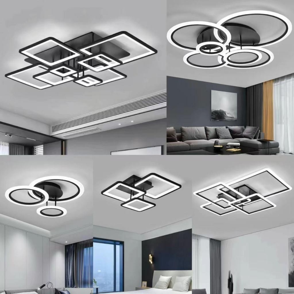 BS Lampu Hias Gantung Estetik langit ruang tamu Kamar tidur cahaya LED Nordic lampu Minimal home dec