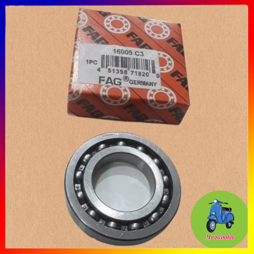 laher bearing fag 16005C3 as kopling vespa smallframe pts spesial darling